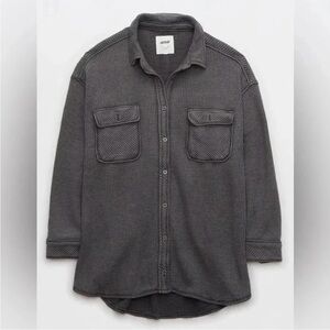 Aerie Waffle Lumberjane in Smoked Gray